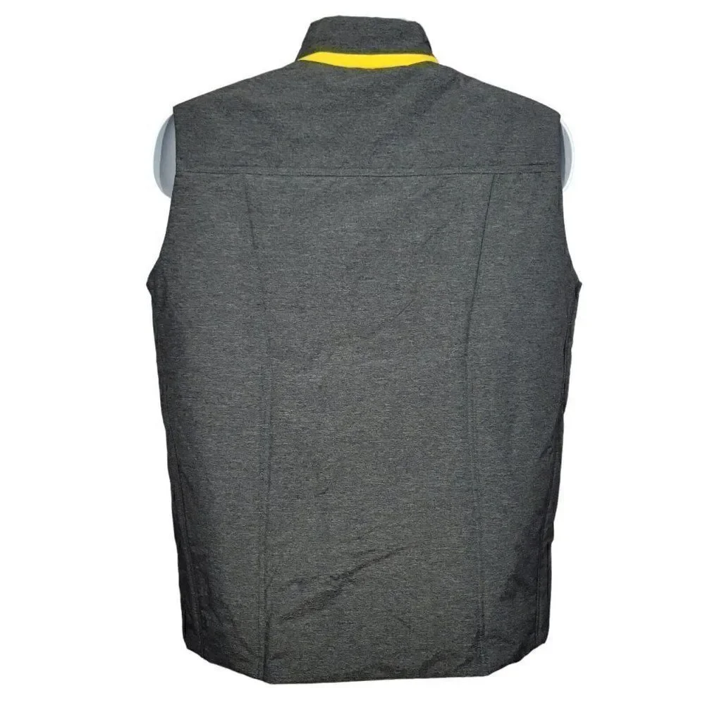 Timeless Elements‎ for McDonalds Puffer Vest Adult Small Employee Gray Full Zip